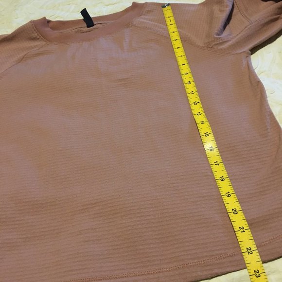 Raglan Sleeve Boxy Terracotta Sweatshirt - Picture 6 of 13